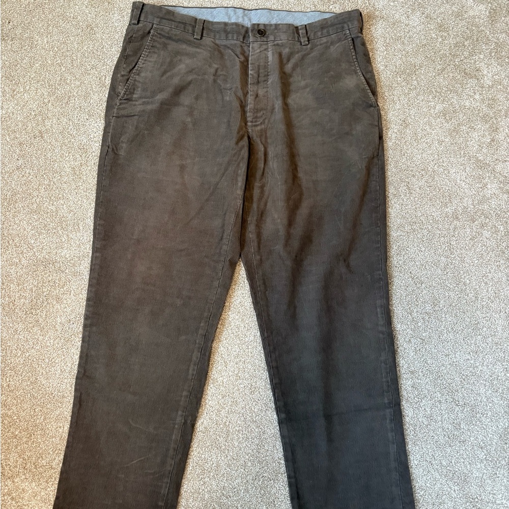 Brooks Brothers Men's Corduroy Pants in Dark Brown